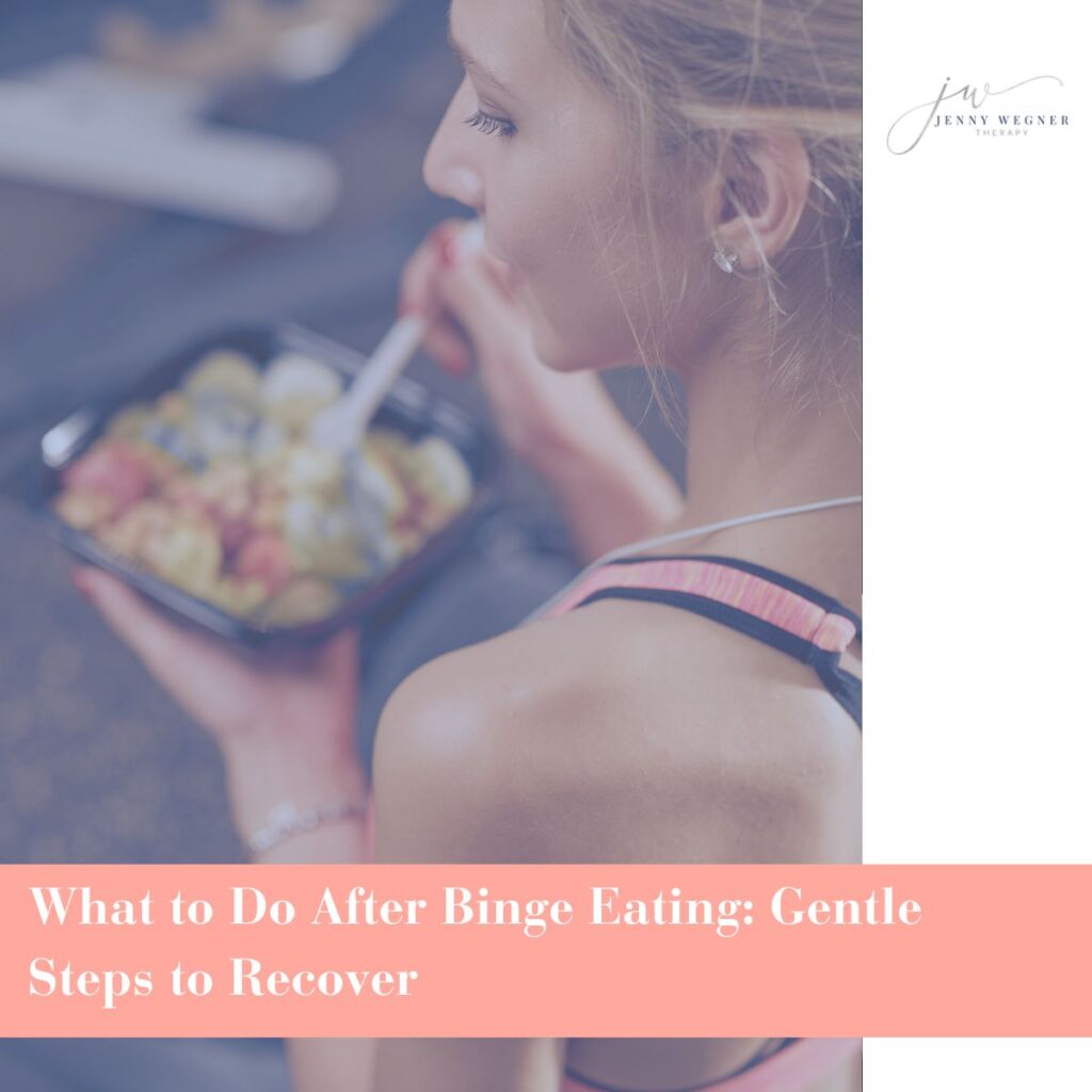 Woman holding a container of healthy food